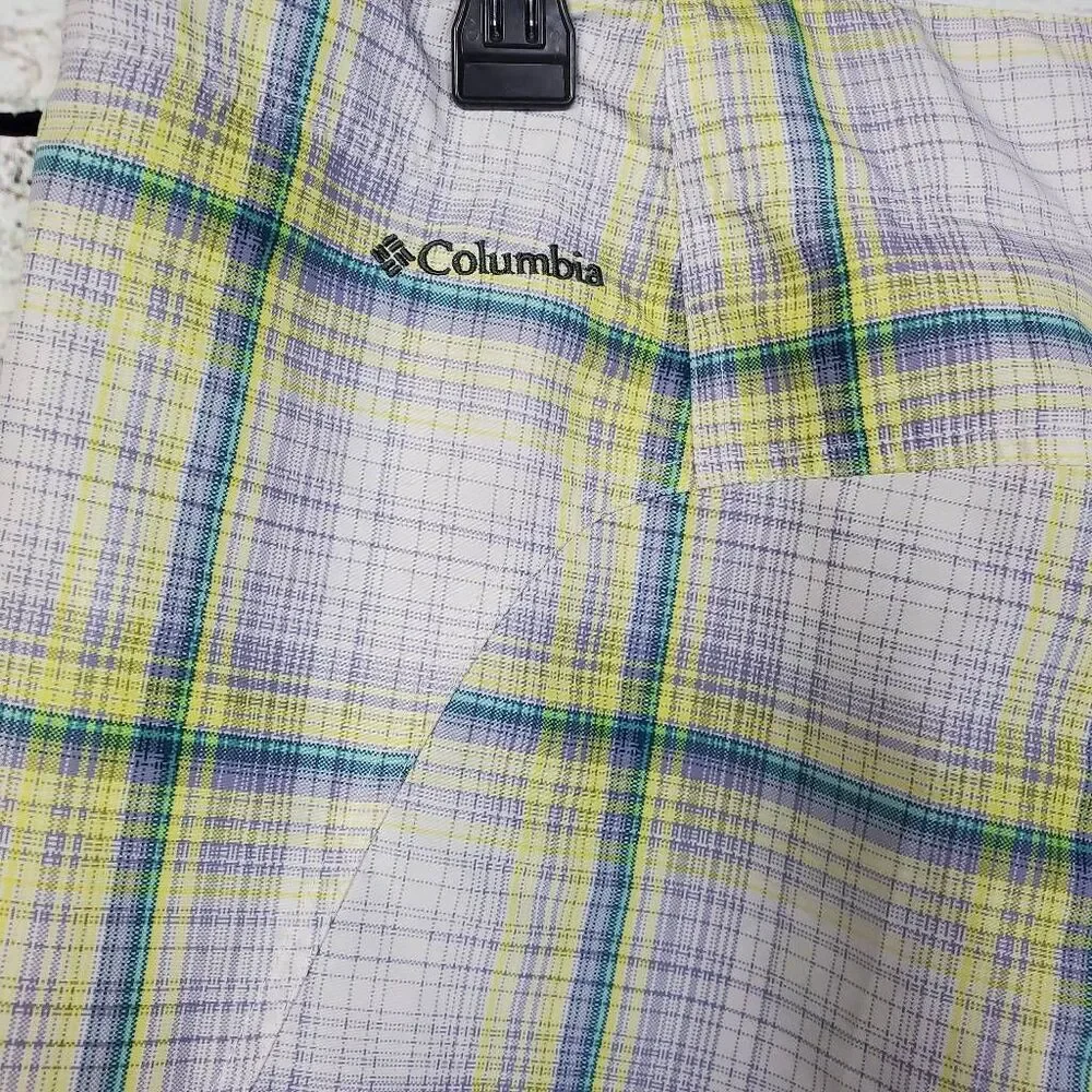 Columbia Men's Plaid Omni-Shade Shorts Size 42 11